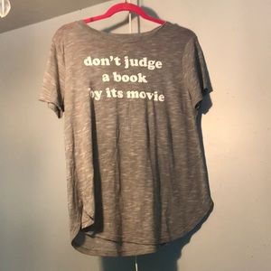 Don’t judge a book by its movie graphic T-shirt